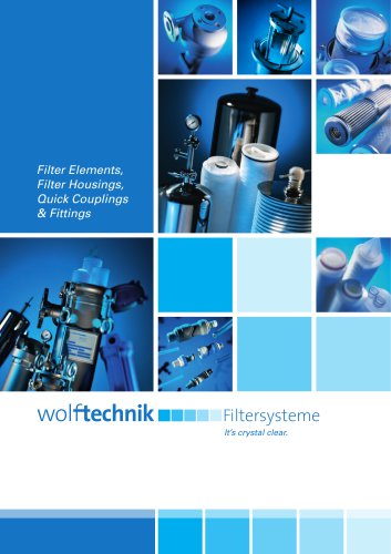 Filter Elements, Filter Housings, Quick Couplings & Fittings