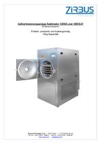 Gefriertrocknungsanlage Sublimator 10EKS und 10EKS-R - 1