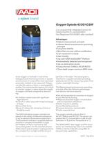 Oxygen optodes 4330/4330F