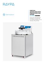 VERTICAL AUTOCLAVES WITH PREVACUUMS AND DRYING - AE-B SERIES