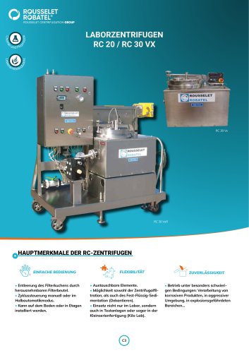 Laborzentifugen RC20/RC30 