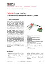 Product Datasheet OEM Gas Sensing Module LGD Compact-A Series