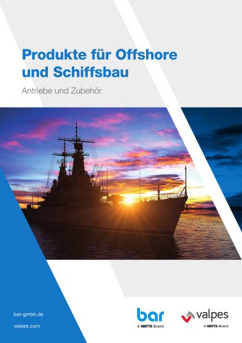 Produkte für Offshore und Schiffsbau