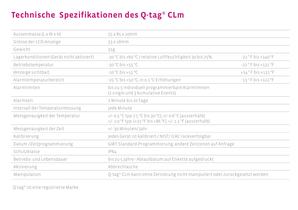 Broschüre Q-tag® CLm - 7