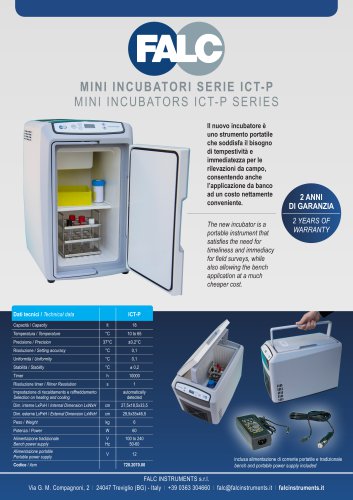 MINI INCUBATORS ICT-P SERIES