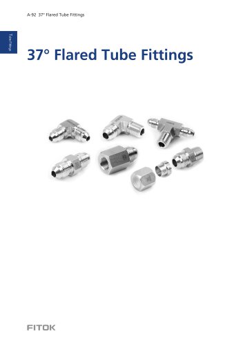 37° Flared Tube Fittings