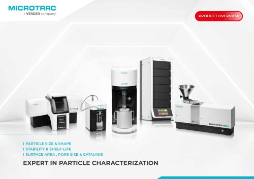 MICROTRAC PRODUCT OVERVIEW