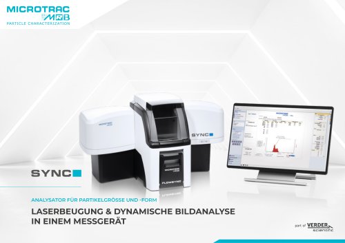 SYNC Partikelgrößen- und Partikelformanalyse
