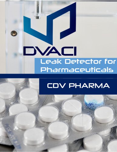 CDV PHARMA Leak Tester for Medicine - Blister