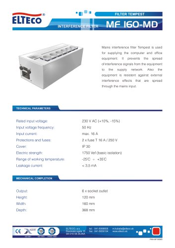 PMA-MF160 MD