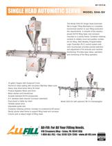 Single Head Automatic Servo Auger Filling Machine:SHA-SV