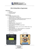 CR-4 CHILLED MIRROR HYGROMETER