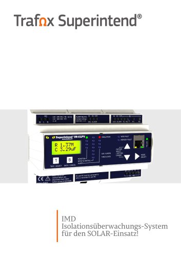 Isolationsüberwachungs-System für SOLAR-Einsatz