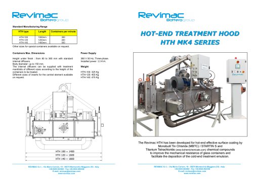 HOT-END TREATMENT HOOD HTH MK4 SERIES