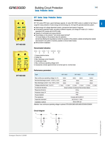 BY7 series Surge Protective Device