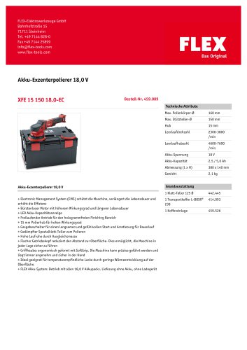 XFE 15 150 18.0-EC