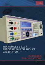 TRANSMILLE 3010A PRECISION MULTIPRODUCT CALIBRATOR