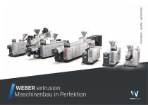 WEBER extrusion - Maschinenbau in Perfektion
