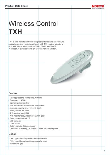 Wireless Control TXH