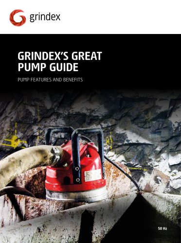 GRINDEX&rsquo;S GREAT  PUMP GUIDE