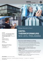 KIEFEL Thermoformkurs Flyer - 1