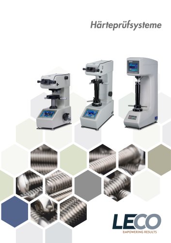 Hardness Testing (LM, LV, LR/LCR Series)