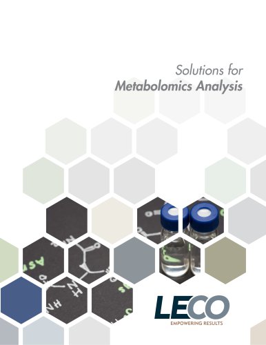 Metabolomics Solutions from LECO