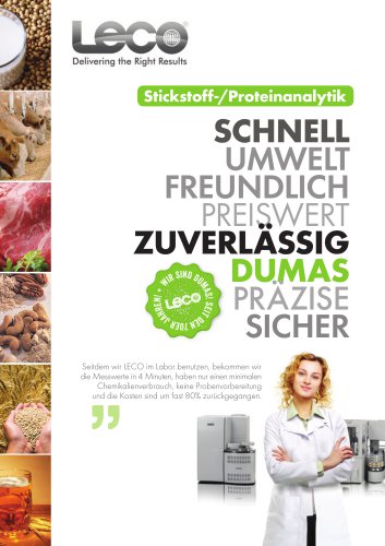 Stickstoff-/Proteinanalytik