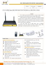 F3132 GPRS Dual-SIM WIFI ROUTER SPECIFICATION