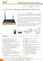 F3532 TD-SCDMA Dual-SIM WIFI ROUTER SPECIFICATION