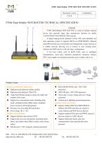 F3946 Dual-Module WIFI ROUTER SPECIFICATION V2.0.0