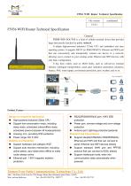 F5936 WIFI Router Technical Specification V2.0.1