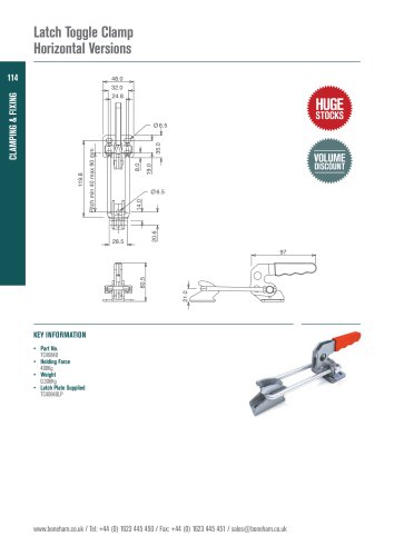 TC40840 LATCH CLAMP