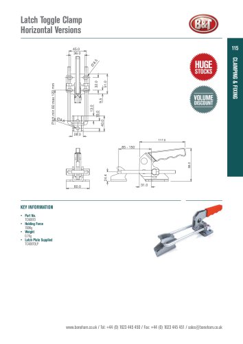 TC40870 LATCH CLAMP