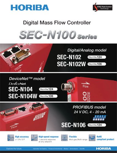 Mass Flow Controller_SEC-N100 series