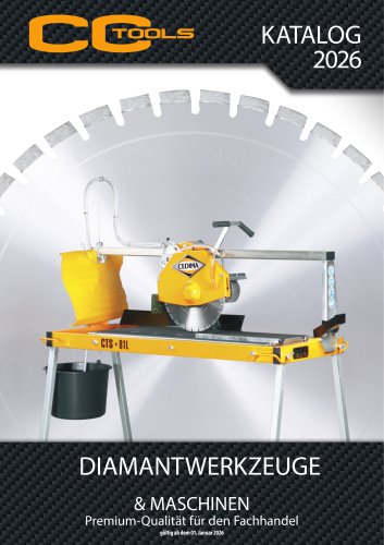 CC-Tools Diamant-Werkzeuge Katalog