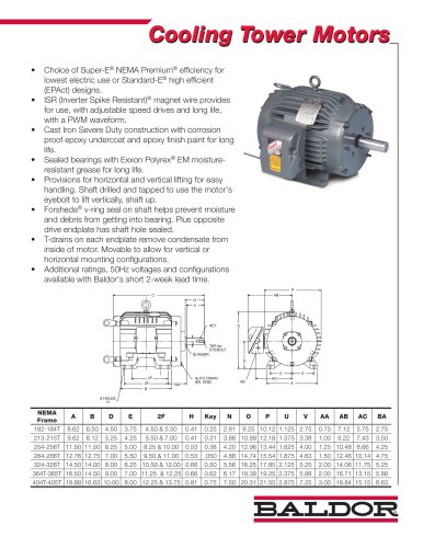 Cooling Tower Motors