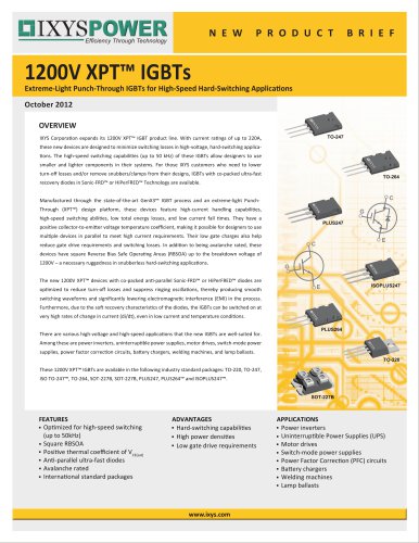 1200V XPT? IGBTs