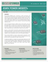 4500V POWER MOSFETs