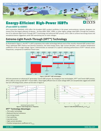 Energy-Efficient High-Power IGBTs