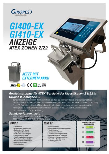 Externe Batterie Atex-Zone