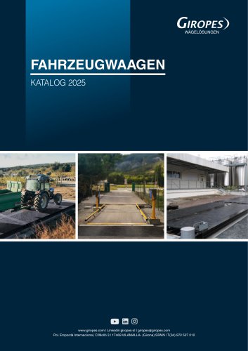 Fahrzeugwaagen 2025
