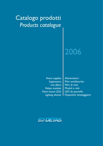 Products catalogue