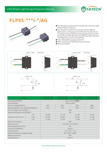 FATECH 10kA LED street light SPD FLP05 I AG