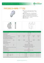 FATECH surge arrester FVC20C/1+NPE-150 for ac power system