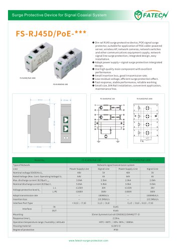 FS-RJ45D/POE-100