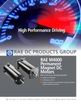 RAE M4000 Permanent Magnet DC Motors