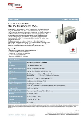 Kuhnke FIO Controller 113 WLAN