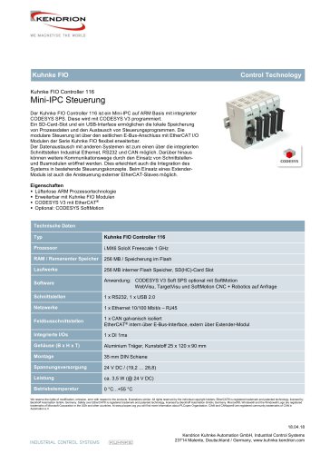 Kuhnke FIO Controller 116