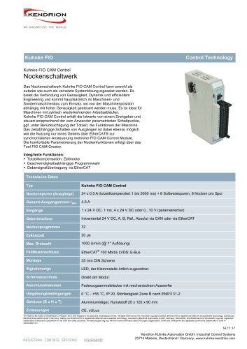 Kuhnke FIO NSW EtherCAT